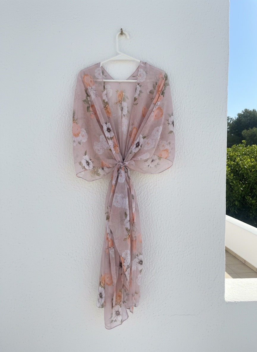 Blush Floral Kimono