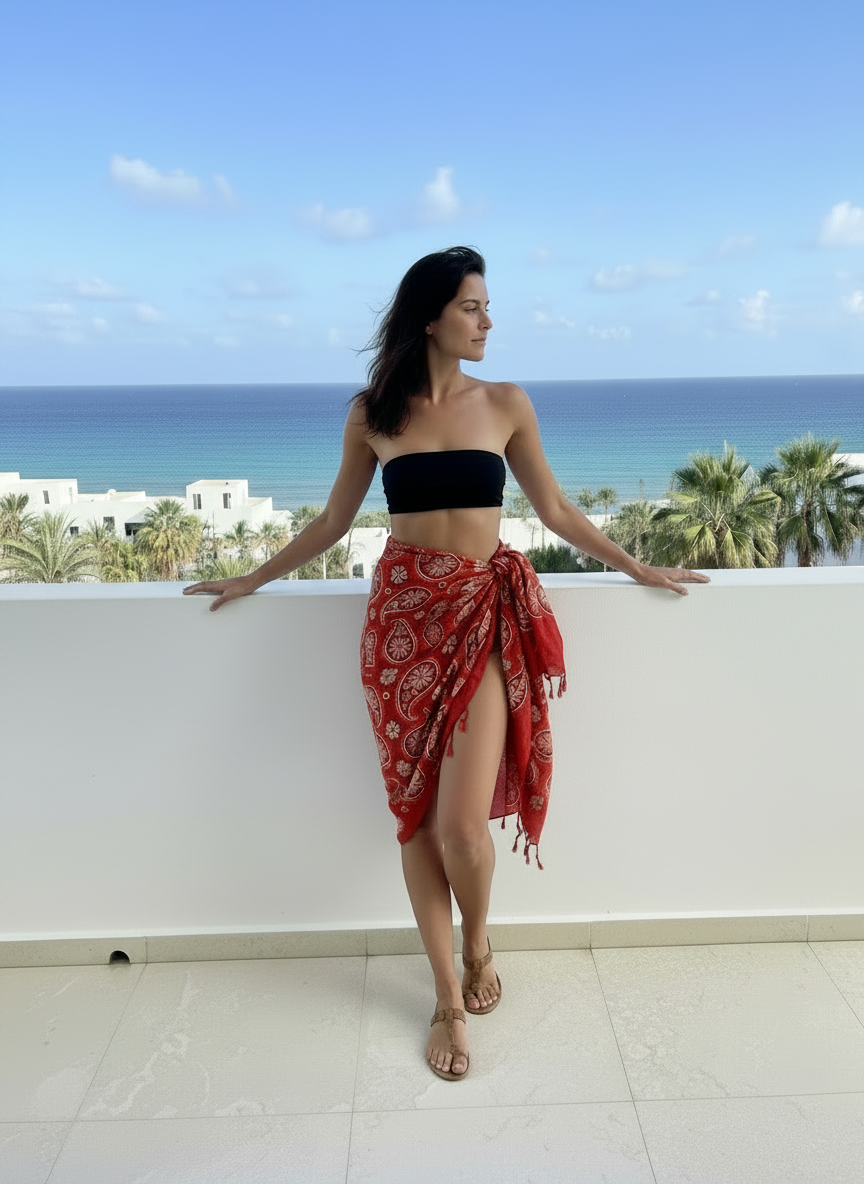 Indie satin sarong