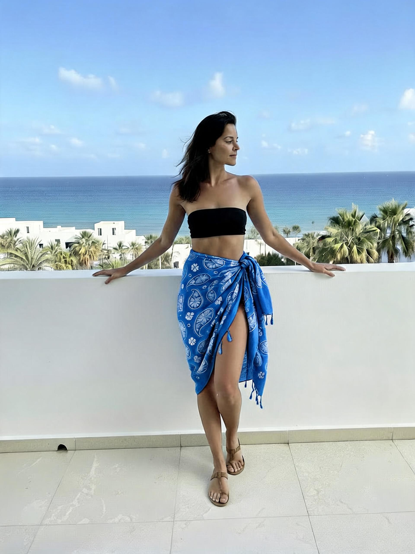 Indie satin sarong