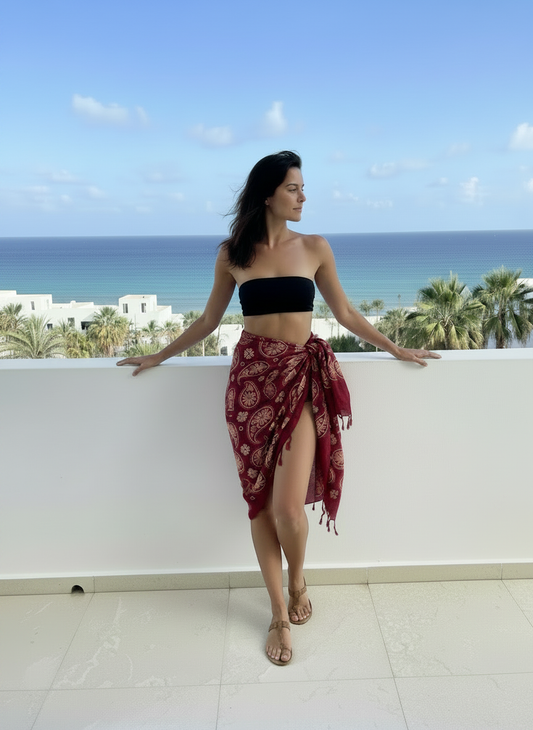 Indie satin sarong
