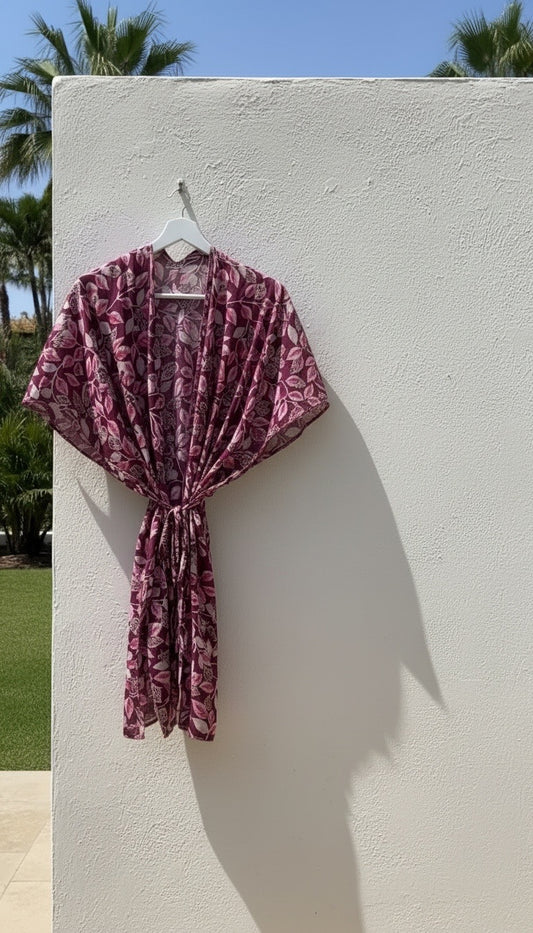 Purple Paradise Kimono